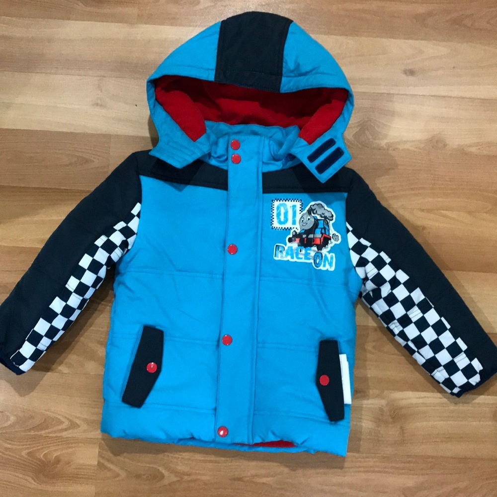 Thomas tank engine boys hooded winter jacket